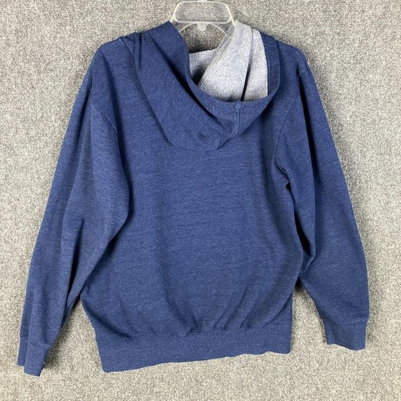 Hoodiebuddie Hoodie Men's XL Full Zip Navy Blue Cotton Blend Adults - Picture 7 of 8